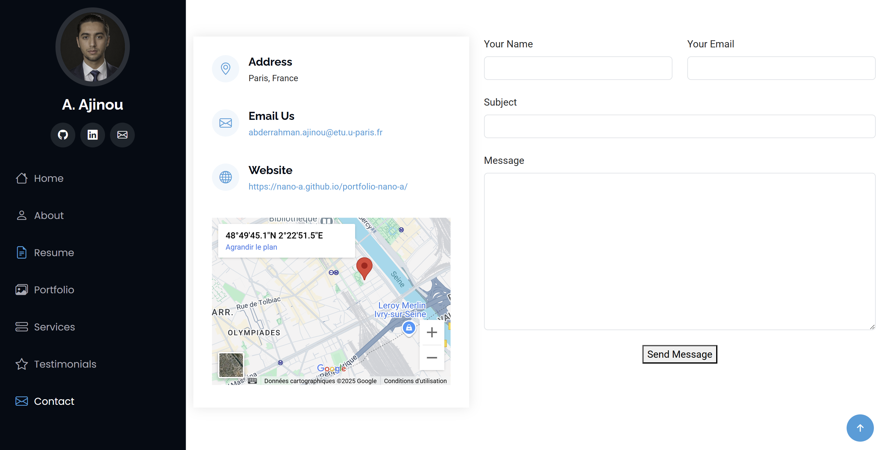 Site Web Screenshot 4